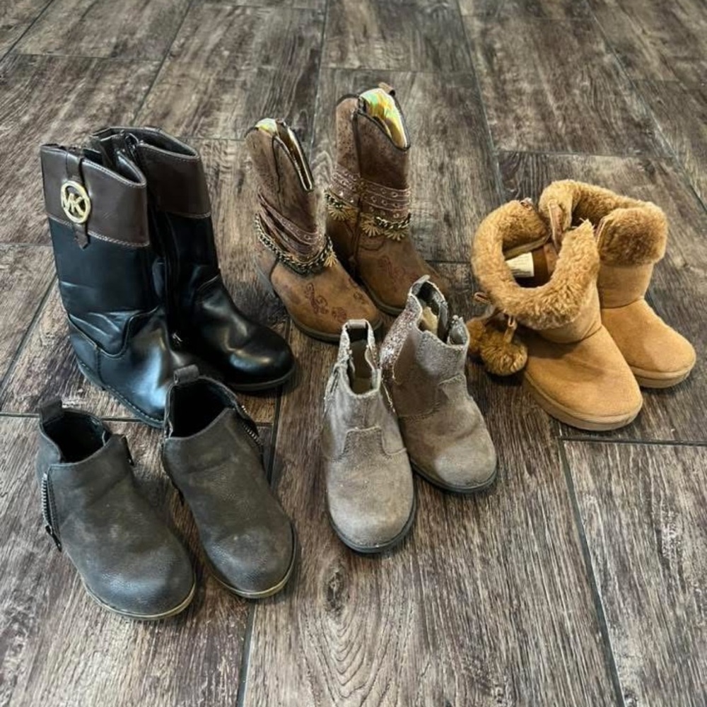Toddler girl boot lot!